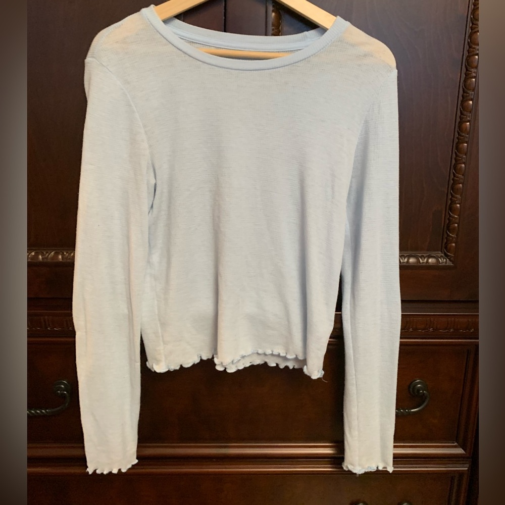 American Eagle long-tee light blue